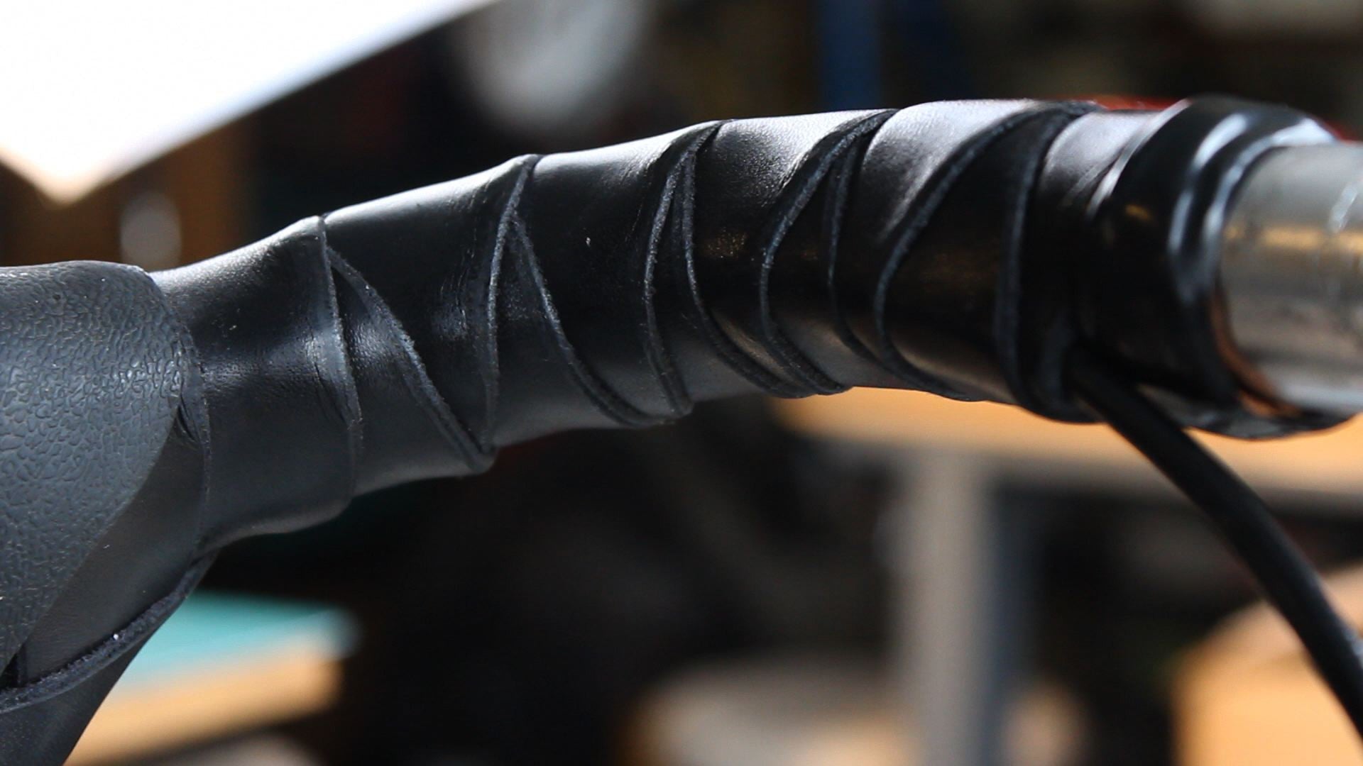 Braided Leather Bar Wraps - Drehmoment-Bikes Walnut Studiolo